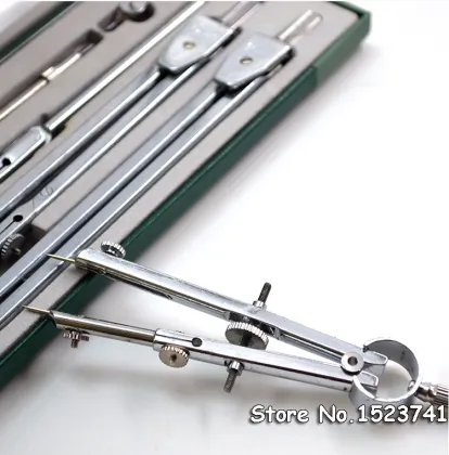 9pcs/set genuine H4009 mechanical drawing tool drawing instrument compasses nine suit math sets office stationery