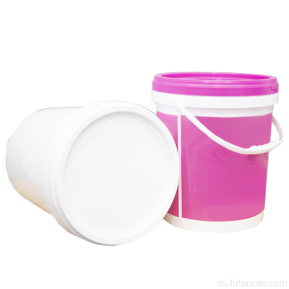 Găleată din plastic de 5 galoane pentru vopsea cu mâner