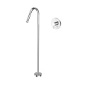 Single lever bath or basin mixer floor-standing for concealed installation