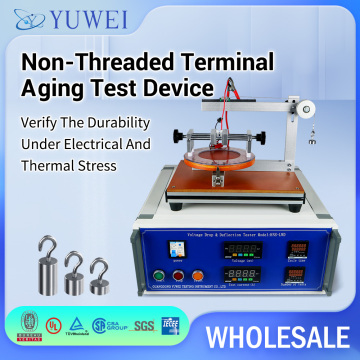 Non-Threaded Terminal Aging Test Device Voltage Drop and Deflection Tester Instrument