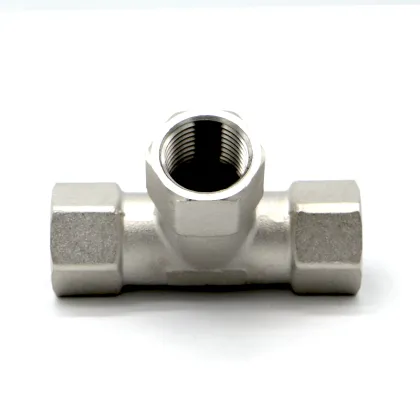 Hose Fittings Pipe Connectors Brass gas Tee  Connector Tee