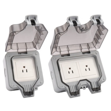 IP66 Waterproof 1 Way/2 Way Outdoor Switch & Socket Junction Box