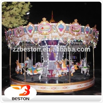 Popular Amusement playground arcade mini carousel for sale