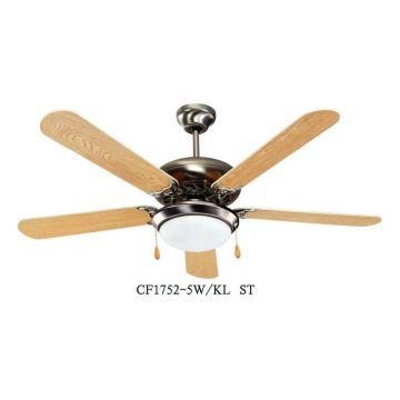 Big Blades Tech BC Cheap 3 Blade Wooden Ceiling Fan with Bulb