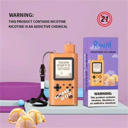 New Randm Game Box 5200 Puffs Disposable Pod