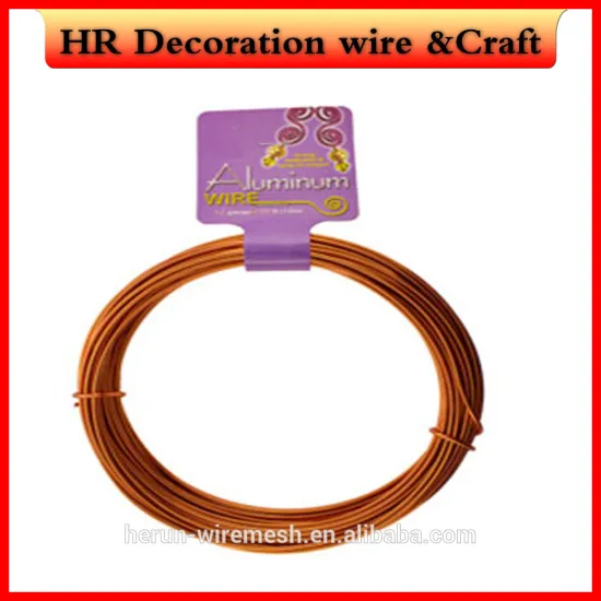 HR 2mm anodized aluminum wire for crafts