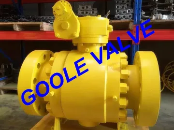 900LB Worm Gear Operated Forged Trunnion Ball Valve GAQ347N