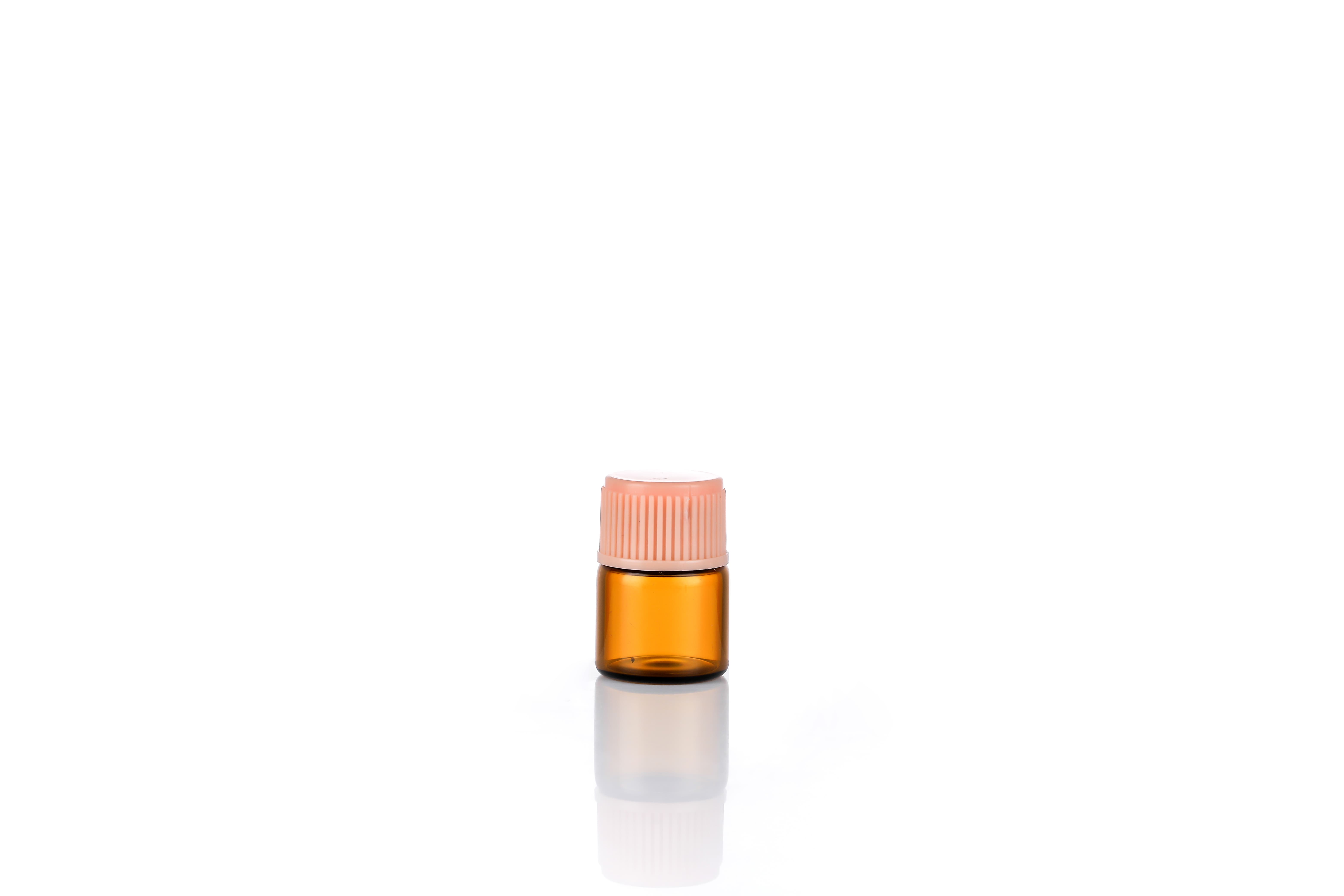 1ml to 5ml Glass Bottle with Lid