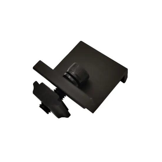 Black Solar Mounting Clamp for Roof PV Panel System