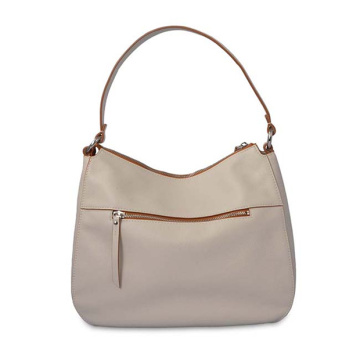 Large Slouchy Hobo Weekend Bag Women Beige