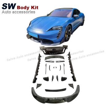 MSY Style High-Quality Carbon Fiber Aerodynamic Kit for Porsche Taycan