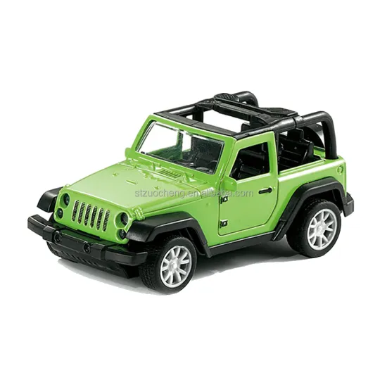 Hot Selling 11.5 cm Aluminum Zinc Pullback Off-road Wrangler Diecast Toy Car