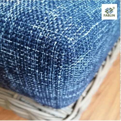 Elegante tela de olefina azul marino para uso al aire libre