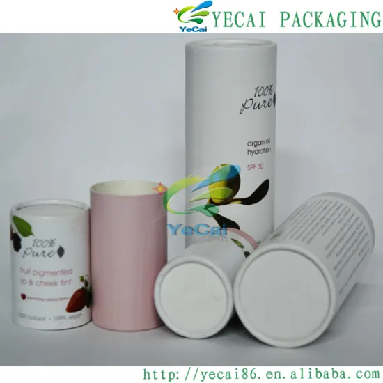 unique lipbalm container with SGS report