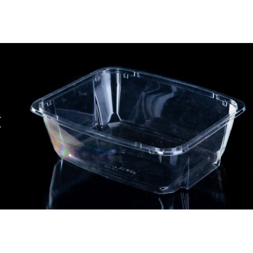 Caja de ensalada de frutas de plástico de alta calidad