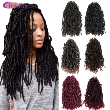 Natural Soft Curly Faux Locs Twist Crochet Hair Extensions Goddess Bobbiboss Nu Locks Twist Crochet Synthetic Braiding Hair
