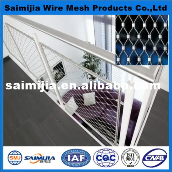 rope mesh for handrail(stainless steel,manufactory)