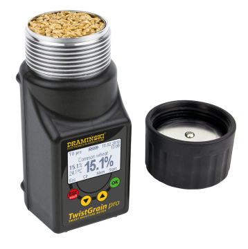 Draminski DTG Pro Grain Moisture Meter for Paddy and Wheat - 50,000 Measurements with Date and Time