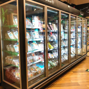 Anti-fog Supermarket Fridge Glass Door for Walk In Cold Room