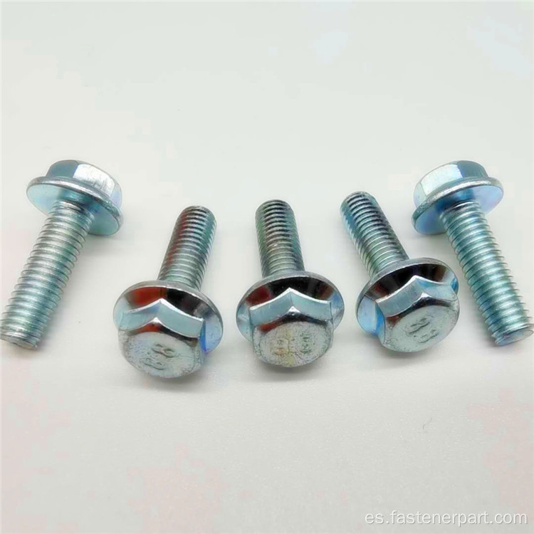 Pernos de brida hexagonal GB5783 con tornillo de diente acolchado