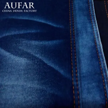 woven yarn dyed bamboo denim clothing textile fabric