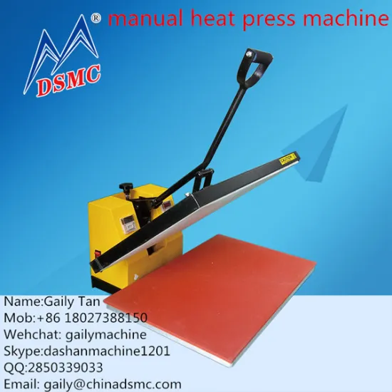 jeans textile leather shoe bagheat press machine 40*60cm