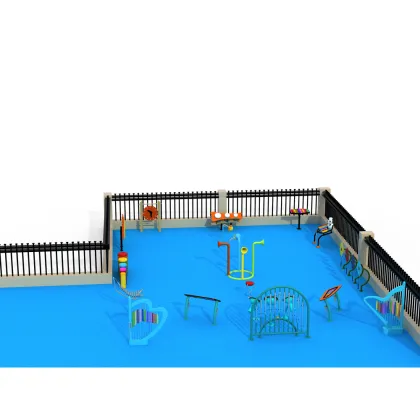 Outdoor Children's Playgrounds: Musical Instruments, Percussion Music, and Fun Equipment for Playtime