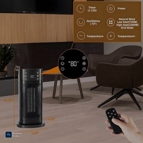 portable electric heater