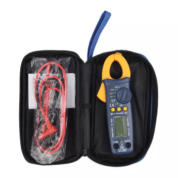 DT210B Auto Ranging Digital Clamp Meter - 2000 Counts, AC/DC Current and Resistance Tester