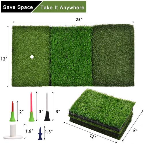 Резинӣ голф Putter Mat ронандагӣ Диапазони Хит Мат