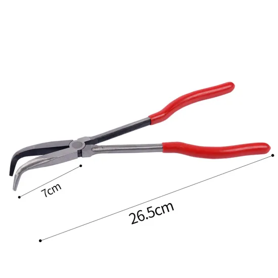 High-Quality Stainless Steel 45-Degree Crucible Tongs: Tools for Mini Jewelry Pliers