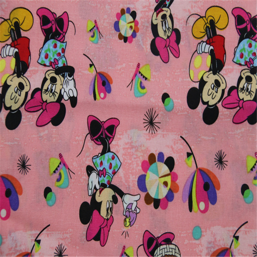 Cartoon Mickey Cotton Plain Cloth