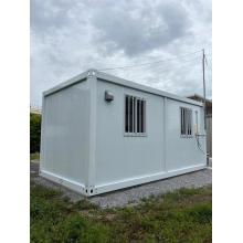 White detachable container house container 20ft Malaysia Vietnam turnkey prefab house