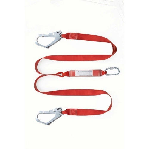 2 Ton 50mm width Fall Protection Ratchet Strap with flat snap hooks