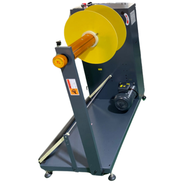 800mm Shaft Electric Motor Textile Rewinding Machine