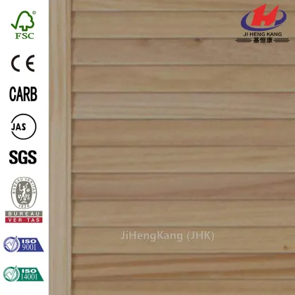 MinWax Red Mahogany Solid Wood Interior Bi-fold Door