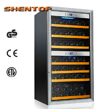 60-bottle wine cabinet with steel handle low vibration STH-S66