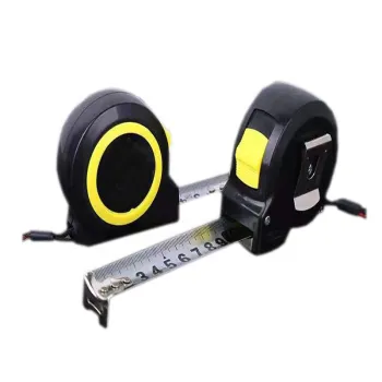 Professional metric tape measure with black ABS shell