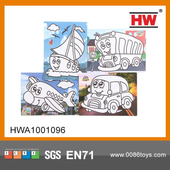 DIY Sand Art Painting For Kids Colorful Drawing