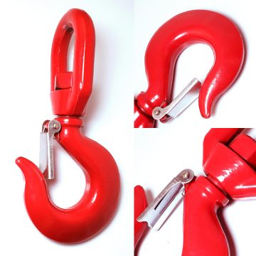 Alloy Steel Forged Swivel Eye Hook for Heavy Industry & Shipbuilding