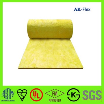 Top quality glass wool batt insulation fireproof