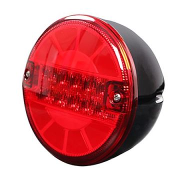Classic 140mm Round LED Hamburger Rear Lamp with 3 Years Warranty