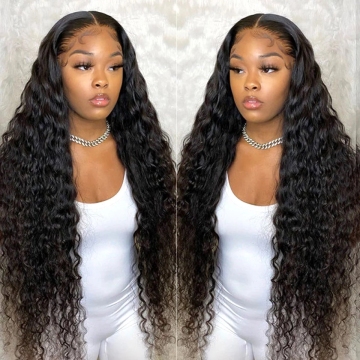 Cheap Unprocessed Raw Indian Human Hair Cuticle Aligned Deep Wave Bundles High Quality Double Drawn Virgin Hair Vendors