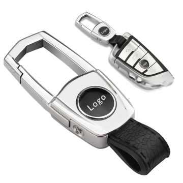 Habillement de clé de voiture de logo personnalisé de haute qualité Forme de métal