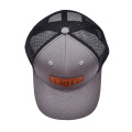 Oem aangepaste lederen patch trucker hoed