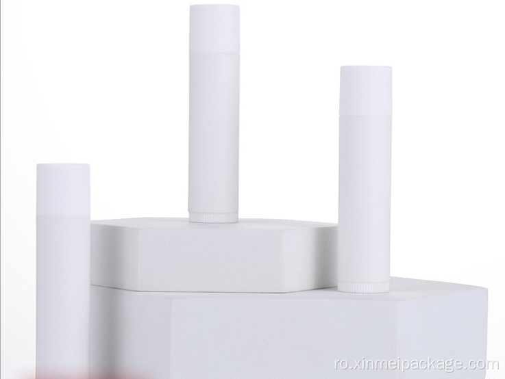 4,2g recipiente de tuburi cu balsam de buze rotunde PP
