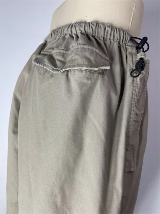 American Wide Leg Drawstring Workwear Pants