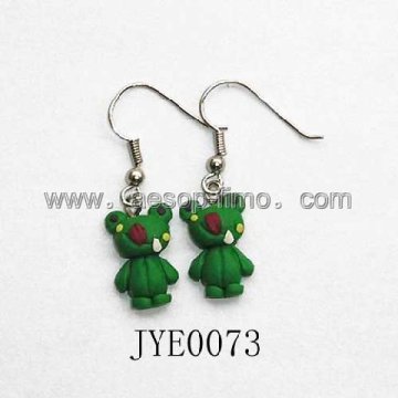 polymer clay earring