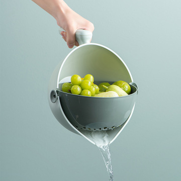 Minimalist Vegetable Fruit Washing Bowl - Kitchen Drain Basket
