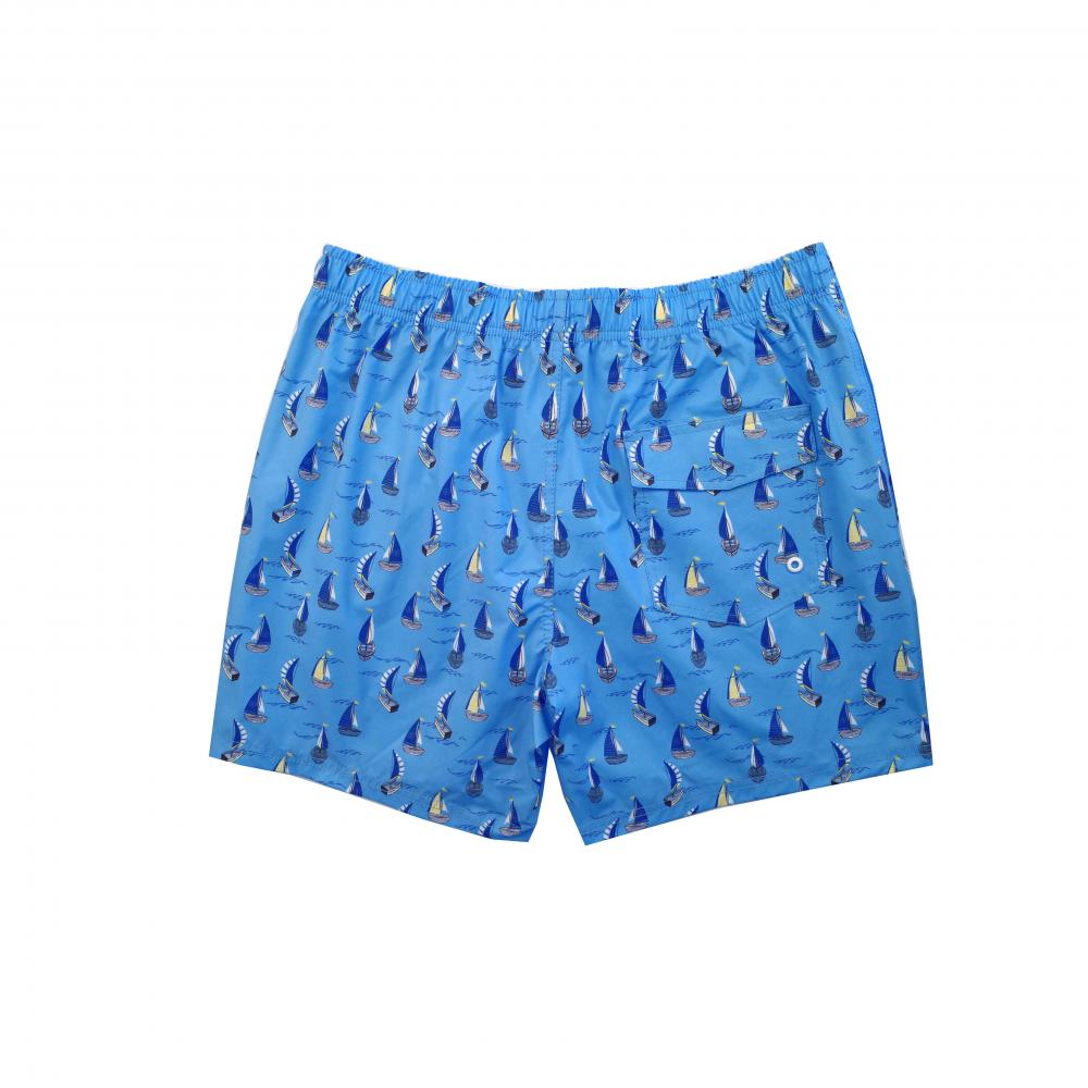 Loose Style Digital Printing Men's Beach Swim Trunks